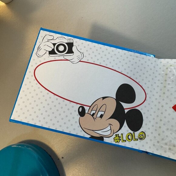 Mickey and Minnie Mouse and Donald Duck Autograph Book with Pen - Picture 3 of 7